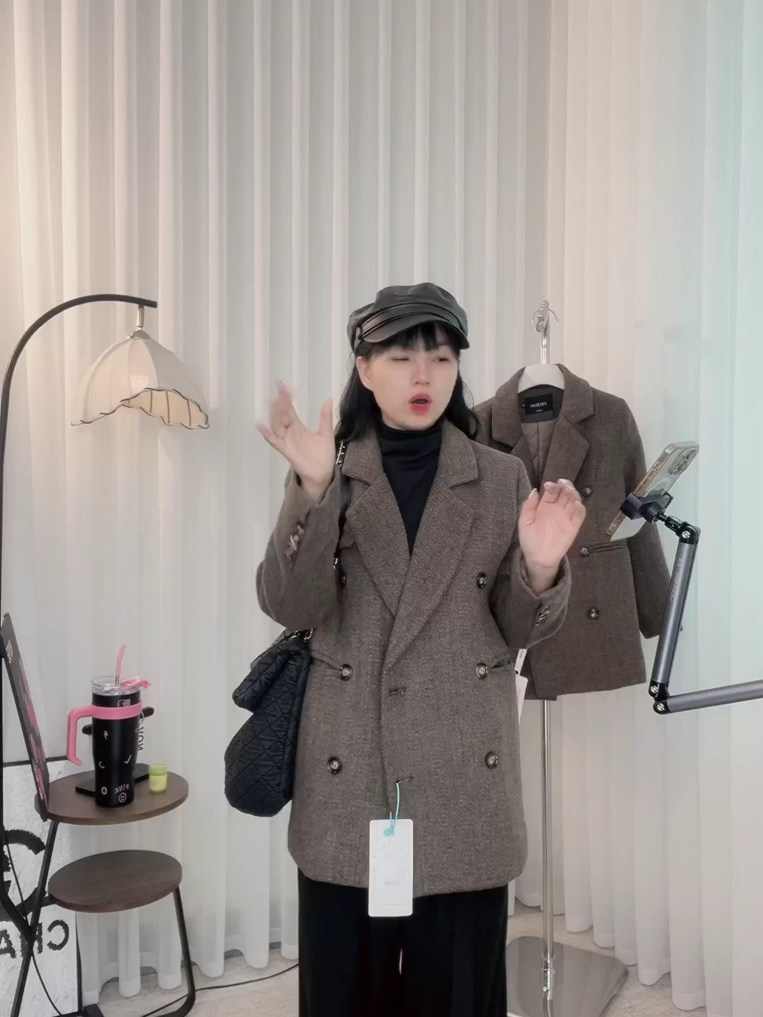 Áo khoác dạ nữ form A sang xịn – tôn dáng cực đẹp#thoitrang #thoitrangnu #aomangto #aokhoacnu #aokhoacmangto