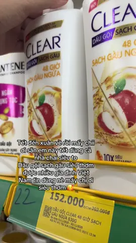 Nam nữ gì cũng dễ dùng nha mấy chị #clear #daugoi #daugoithaoduoc #daugoiclear #binhduongkhoinghiep 