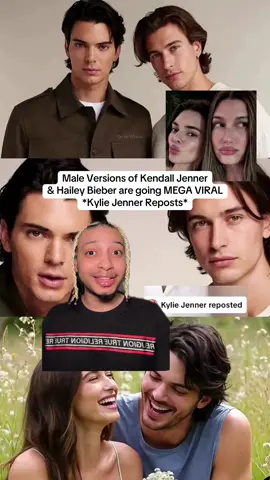 Not Kylie Jenner Reposting 😭 #haileybieber #kendalljenner #maleversion #kyliejenner #kardashians 