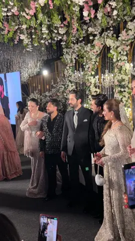 Danish Taimoor with old Game Show team in Rabesain walima #danishtaimoor #rabesain #viral #valima #wedding 