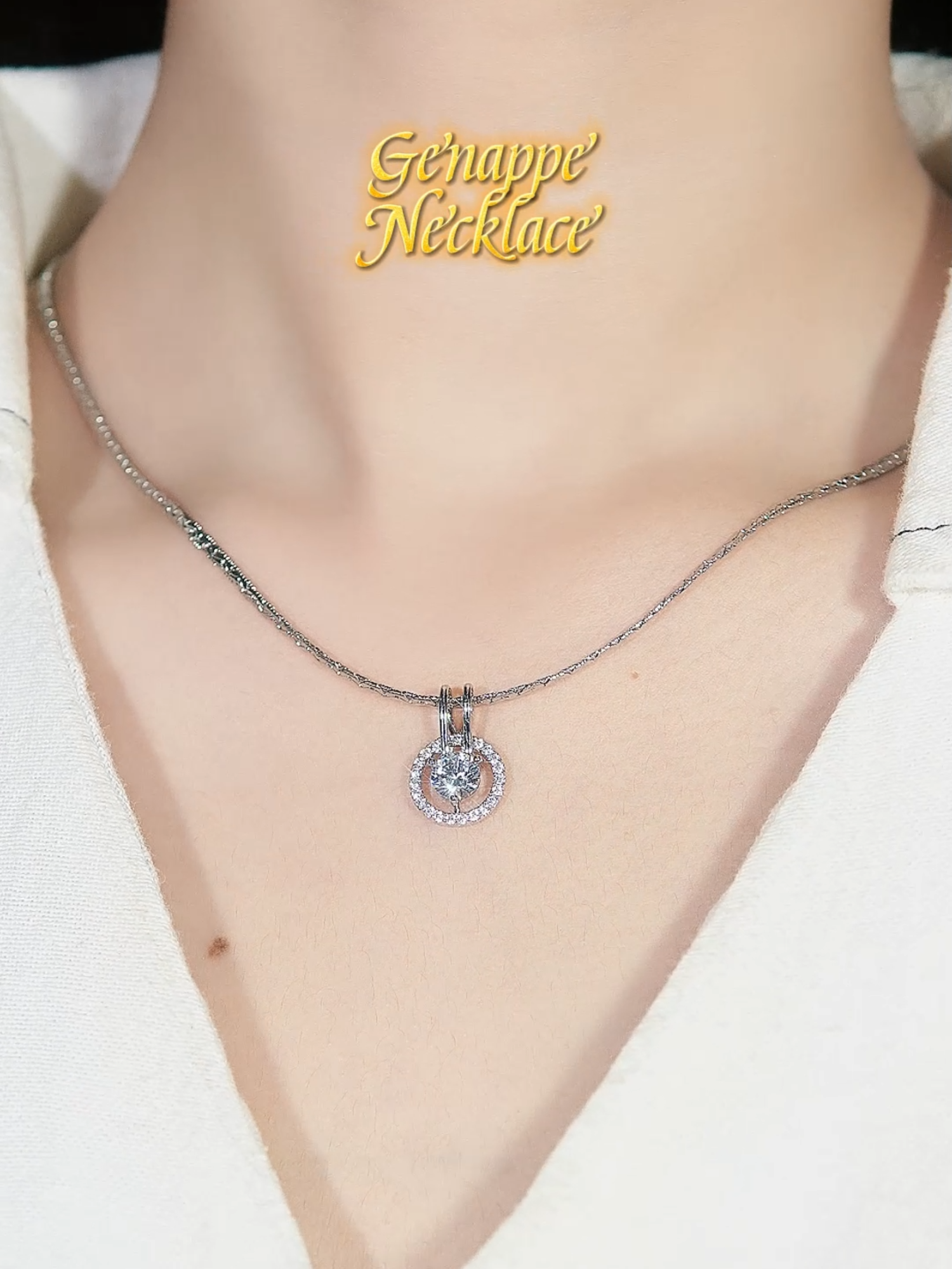 ✨ Kalung Genappe — kilau elegan yang memikat sejak pandangan pertama. Dengan sentuhan emas dan batu berkilau yang dilingkari detail mewah, kalung ini siap mempercantik setiap momenmu. Ck keranjang Kuning Sekarang! #LaVienne #KalungGenappe #ElegantJewelry #PerhiasanWanita #ClassyStyle #DailyLuxury #kalung #kalungtitanium #kalungkekinian #kalungwanita