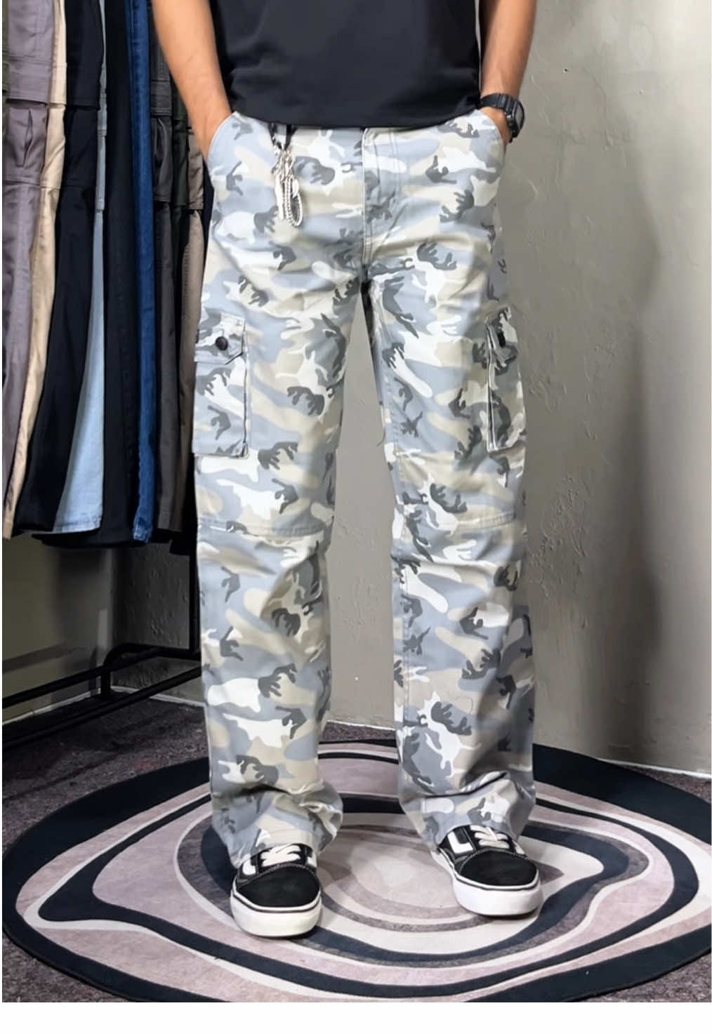 Celana Cargo Loreng Neversuck 🔥 #celanacargo #celanacargopanjang #cargopants #celanaloreng #neversuck 