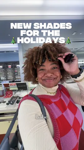 New Sunnies for the Holidays & New Year!!😎🎄 Welcome to VLOGMAS Day 3😆❄️⛄️ This holiday season I’m starting it off with a pat on the back and little treat to myself thanks to the iconic team at @@sunglasshut ✨ New shades for 2026 that I feel so fierce in I mean Tiffany & Co ATE DOWN!!👏🏽👏🏽 Here’s to while decorating, traveling, and wrapping up our 2025 we make time to treat ourselves too❤️🫶🏽🥰 See you tomorrow for Day 4🎄⛄️❄️ #Vlogmas #holidays #christmascountdown #christmasvlog #christmasshopping 