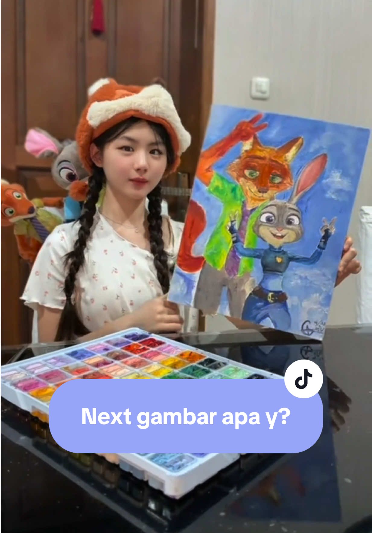 Kali ini Chrystal gambar zootopia2 Next gambar apa ya!  #chrystalxavierawinjaya #tata #fyp #art #bts 