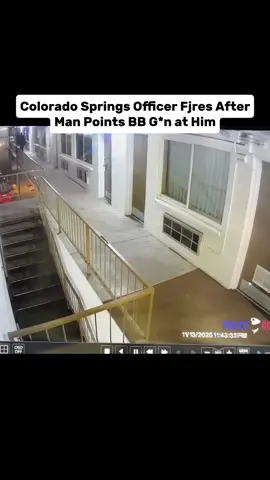 Colorado Springs Officer Fjres After Man Points BB G^n at Him #bodycam #cops #police #truecrime #viralvideo 