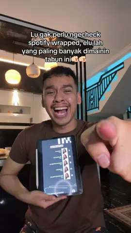 Lu gak butuh spotify wrapped bro, you’re the most played this year😣  List yang udah ghosting lo tahun ini : 1. 