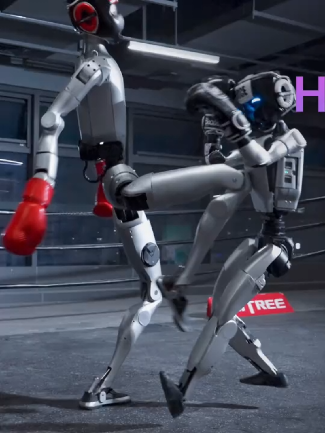 @Unitree Robotics 1,8 метрлік H2 гуманоид роботының жекпе-жек сынағын жариялады! Тағы бір технологиялық серпіліс! Компания @Unitree Robotics показала тестовые поединки 1,8-метрового гуманоидного робота H2! Ещё один технологический прорыв! #Unitree#ГуманоидРобот#Робототехника#Инновация#БолашақТехнологиясы