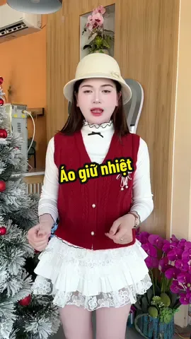 Áo giữ nhiệt đính nơ siu xinh