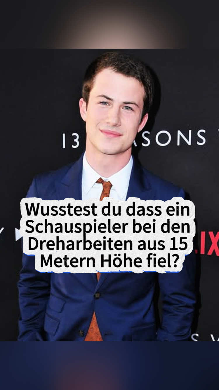 Wusstest du, dass ein Schauspieler bei den Dreharbeiten aus 15 Metern Höhe fiel? #hollywood #actors #13reasonswhy #dylanminnette #trend 
