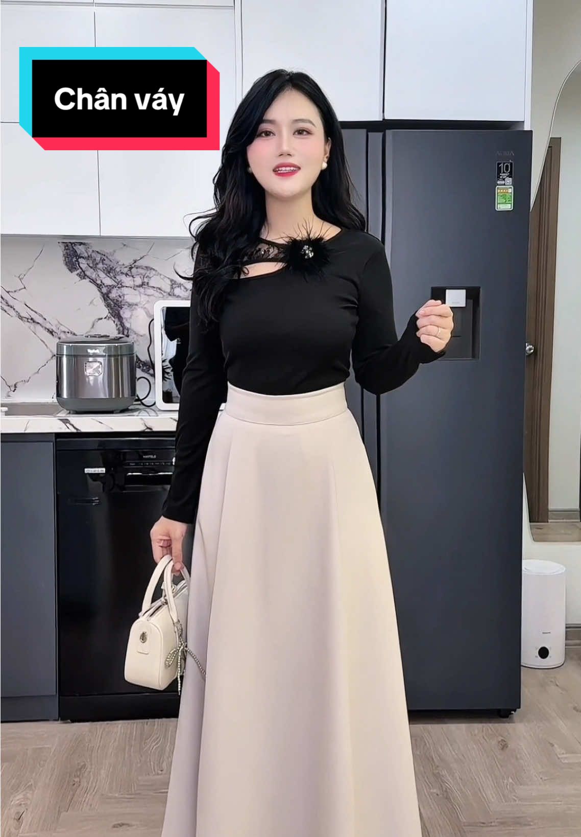 Chân váy dài siêu xinh #TikTokShopThoiTrend #ThoiTrend #LuotTrendSamChat 