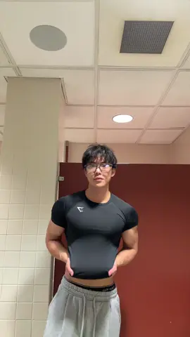 lock in for LAN 😛  #gym #matcha 