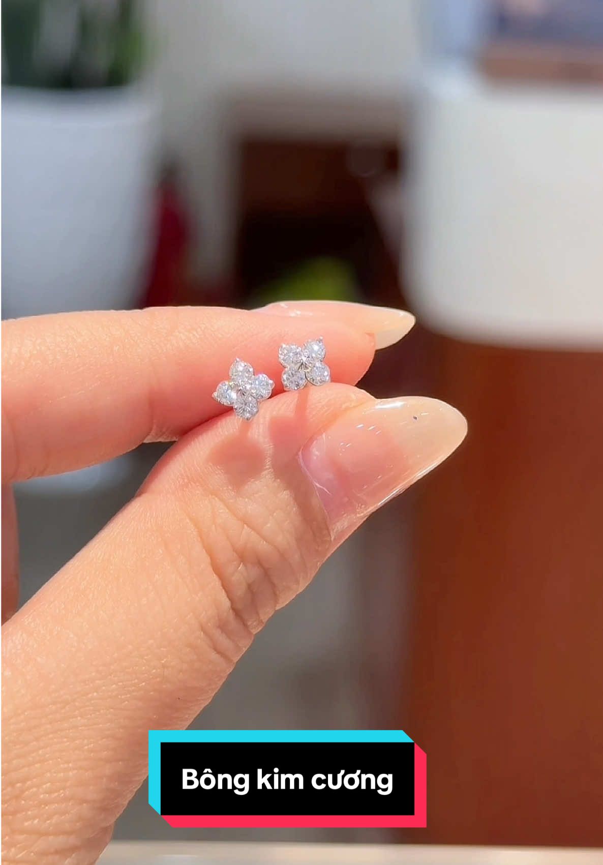 Bông kim cương mới #viral #fyp #pnj #pnjductrong #bongtai 