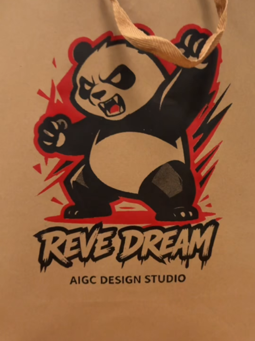 Violent Panda Tote Bag.#screenprinting #dıy#screenprinting