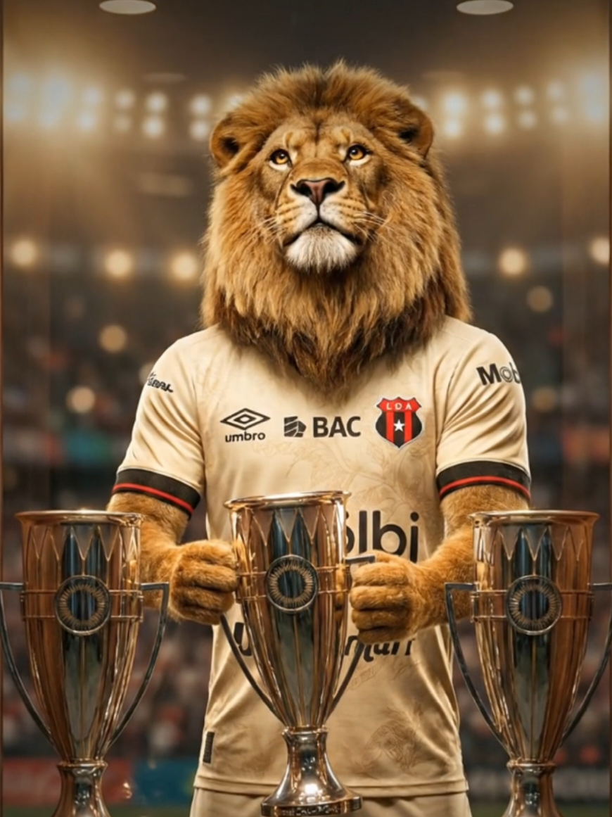 Tres veces en la historia. Tres veces en la vitrina. La Liga escribe su nombre donde solo llegan los que nunca dejan de rugir. #SportingMemories #EstiloSM #LDA #Tricampeón #Concacaf 