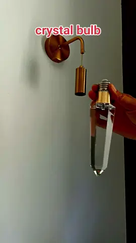 #indoorlighting #homedecor #crystalbulb 