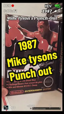 Released 1987 Mike Tyson’s punch out #miketysonspunchout #punchout #nintendo #nes #gaming 