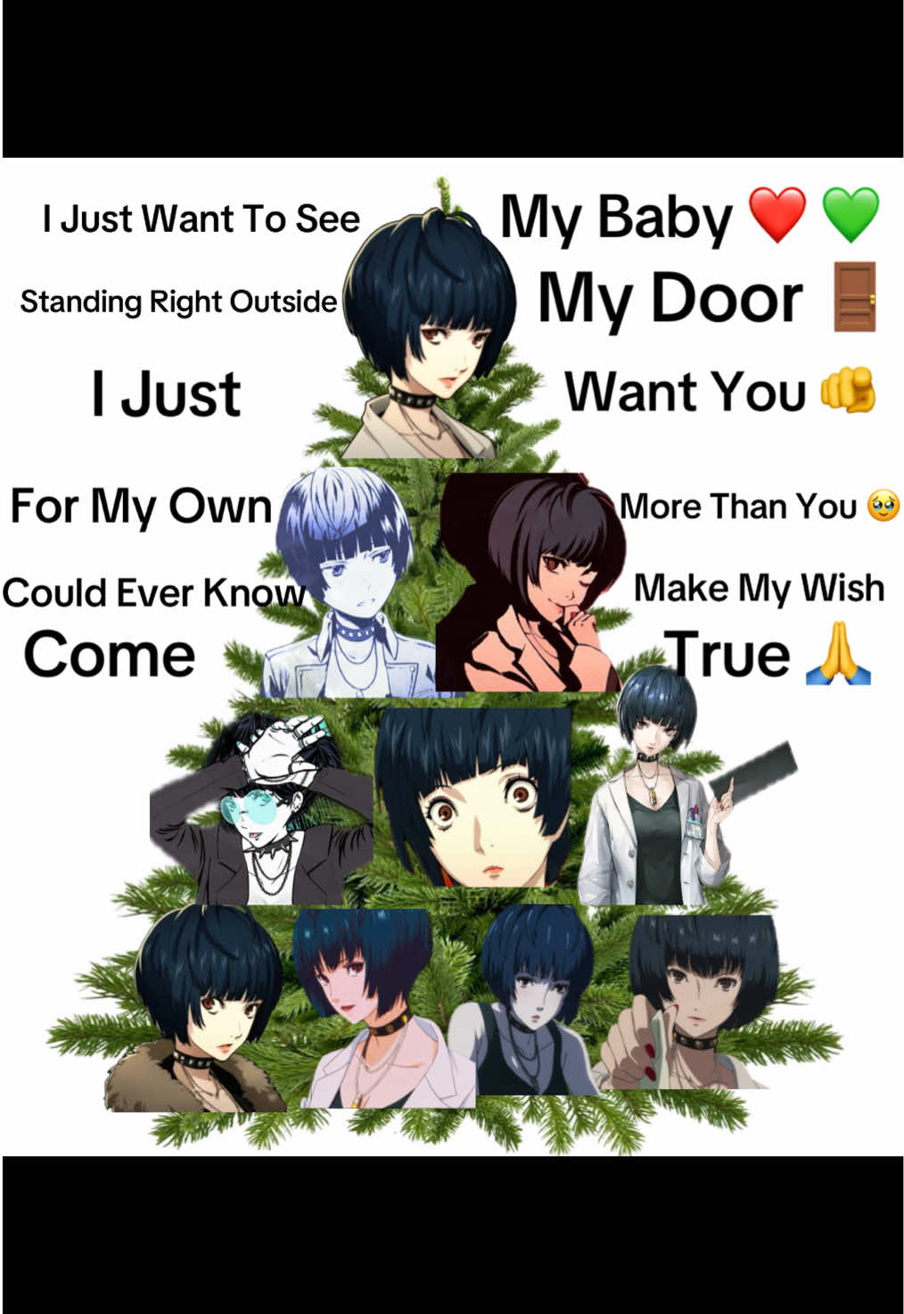 Santa make it happen PLEASE 🙏 #persona5 #taetakemi #christmas 