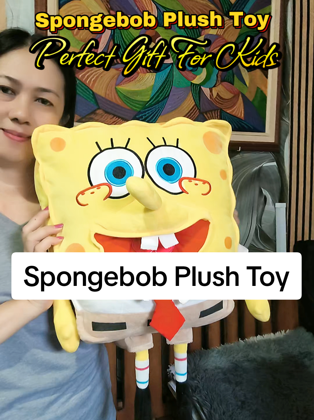 Spongebob Plush Toy Perfect Gifts For Kids 🎁✨ #spongebob #plushtoys #plushies #stuffedtoys #giftideas 