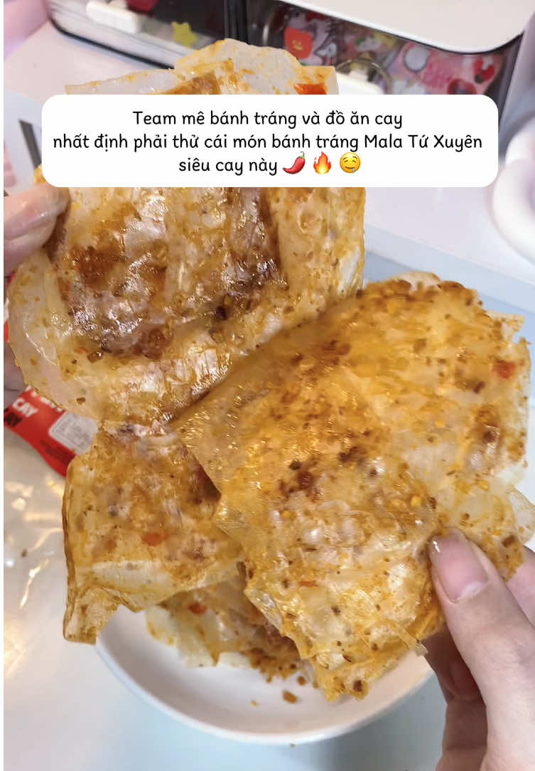 Bánh tráng Mala Tứ Xuyên 😻 ê nó chua cay ăn cuốn lắm ý 🤤🤤🤤 #banhtrang #banhtrangsieucay #banhtrangmalatuxuyen #anvatcomai #sieucay 