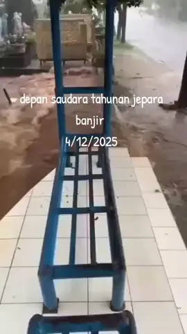 lokasi depan saudara tahunan jepara #jepara24jam #banjir #jalan #hatihati 