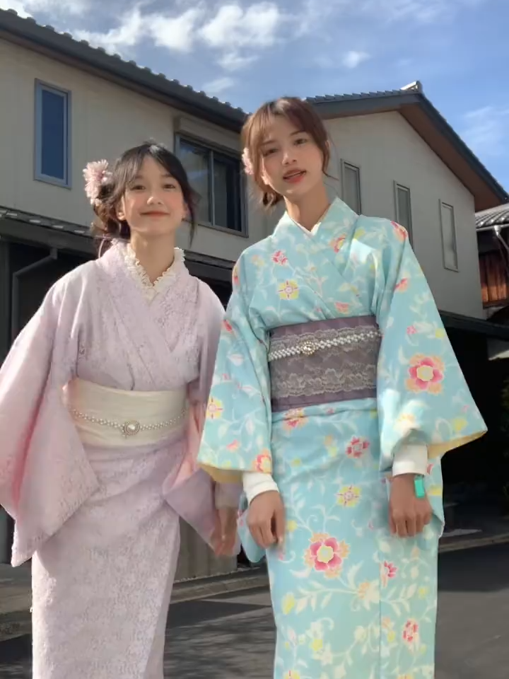 雙人舞 #神的随波逐流 #日本 #和服 #宅舞 #旅行#大阪 #日本 #正妹 #東京