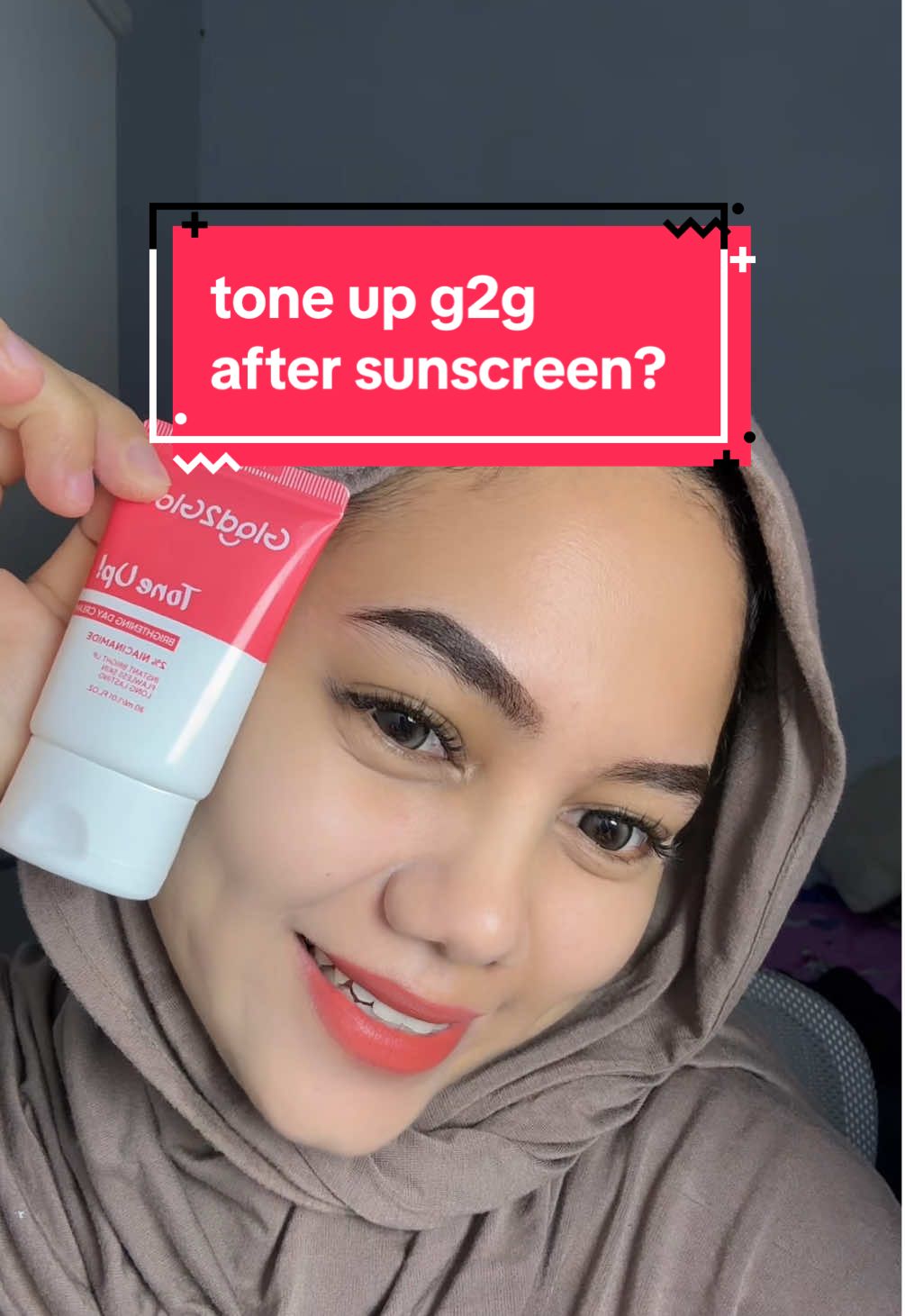 Membalas @puyupuyu tone up g2g adter sunscreen gengss  #toneup #glad2glow 