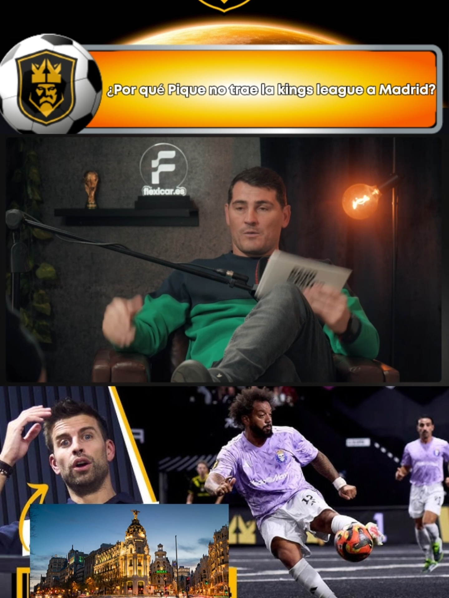¿Por qué pique no trae la kings league a Madrid?#kingsleague #kingsleagueamericas #kingsleagueinfojobs #kingsworldcupnations #partidazo #pique #marcelo #ikercasillas #madrid #madridista