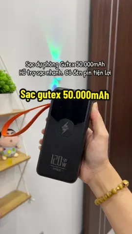 💕 Sạc dự phòng 50.000mAh . Có đèn pin . Hỗ trợ sạc nhanh . #viral #sacnhanh #sacduphong #sacduphong50000mah #gutex 