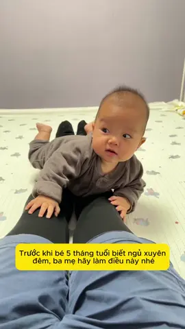 📌Những hoạt động giúp bé 5 tháng tuổi ngủ xuyên đêm!😴 #BéNgủNgon #HoạtĐộngTrướcGiờNgủ #ChămSócTrẻ #NuôiConThôngMinh 