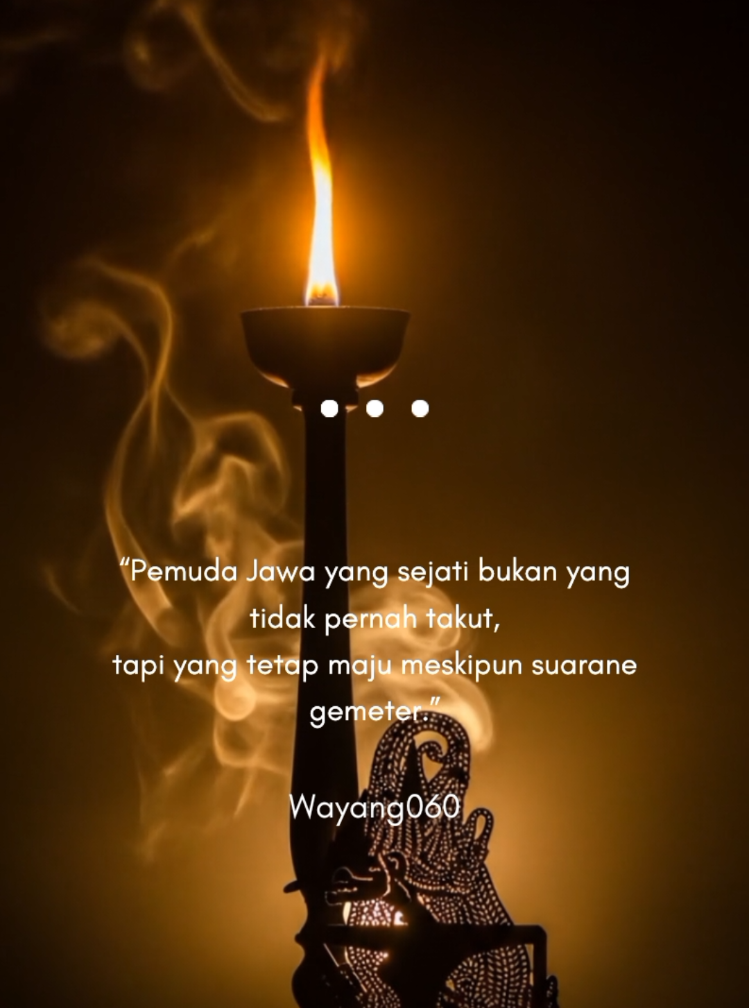 “Pemuda Jawa yang sejati bukan yang tidak pernah takut, tapi yang tetap maju meskipun suarane gemeter.”#wayang #creatorsearchinsights #wejanganpituturluhur #fyp #storytime 