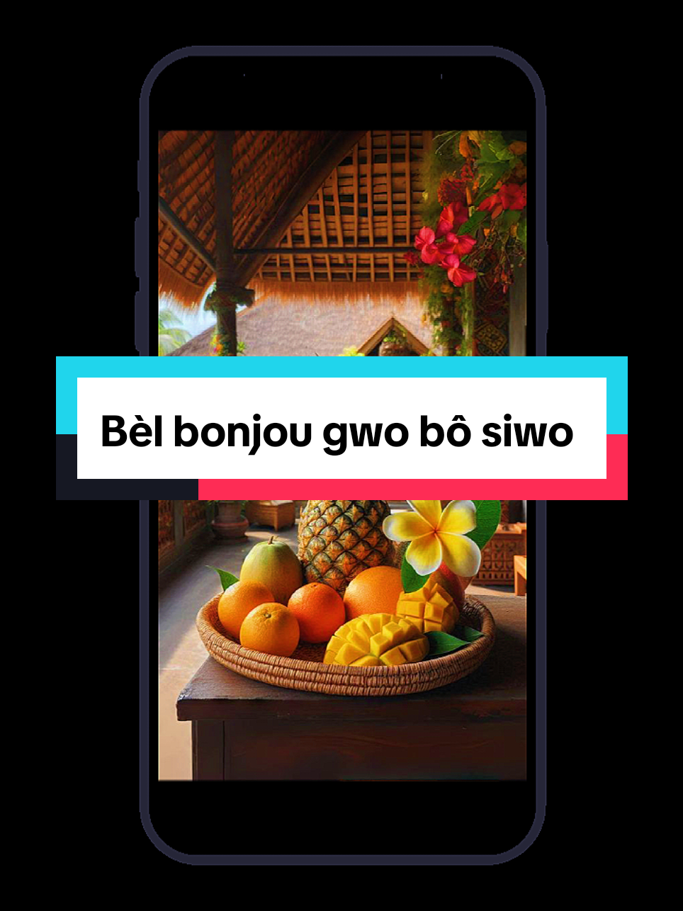 Bèl bonjou gwo bô siwo #antillescaraïbes #pourtoi #ladyket #viraltiktokvideo #vues 