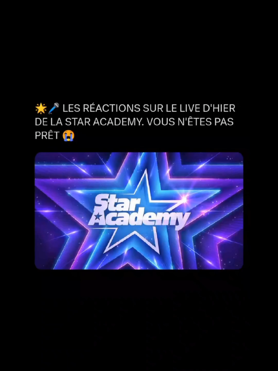 Les réactions sur le live d'hier de la Star Academy #staracademy #staracademylive #staracademy2025 #staracademy25 #starac 