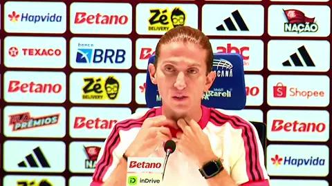 Coletiva Filipe Luís Após conquistar o Brasileirão.