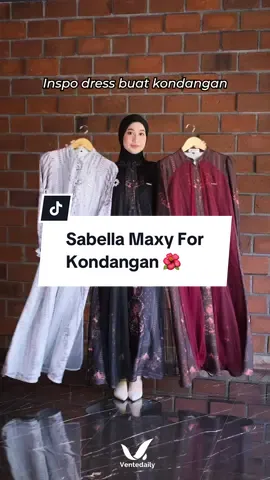 Obsessed with gamis layer 😍 Yuk koleksi lagi gamis buat kondangan, kali ini yang terbaru ada Sabella Maxy 🌺 #inspiredyourdailyoutfit #rekomendasigamis #gamiskondangan 