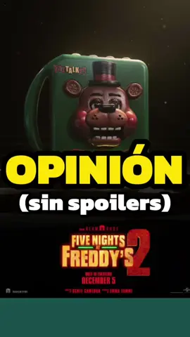 ¡Ya vi Five Nights at Freddy’s 2! 👀🎥 Te doy mi opinión SIN SPOILERS: ¿superó a la primera?, ¿cumple con los fans?, ¿vale la pena verla en cines? 😱🍿 Si eres fan del terror y de los animatrónicos… este video es para ti 🐻🔦 #fnaf2  #fivenightsatfreddys2 #universal  #fivenightsatfreddys  #terror  @Universal Pictures MX 