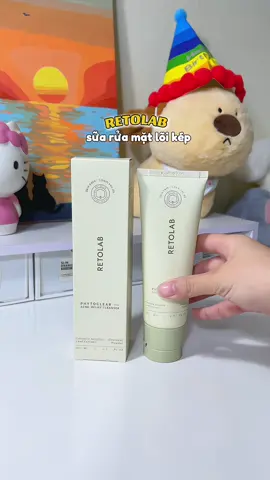 Sữa rửa mặt lõi kép 2 trong 1 Retolab , rửa sạch mà ko hề bị khô da, ưng lắm🧏‍♀️ #suaruamat #retolab #suaruamattrimun #skincare #engunbox 
