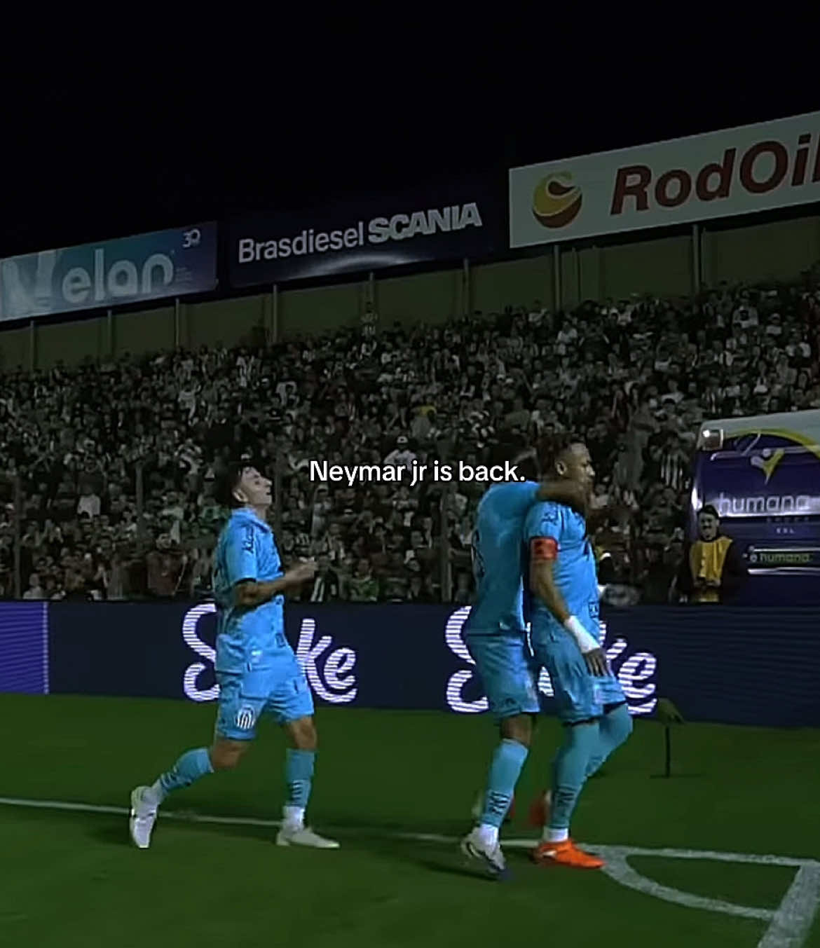 Hat-Trick today is match😍🇧🇷. #neymar #santos #neymarjr #brazil #football 