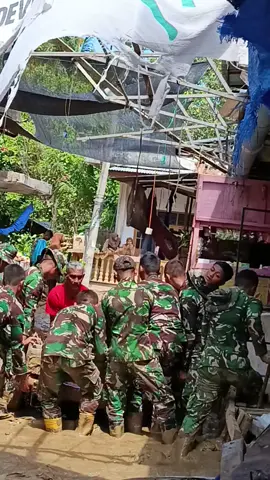 Paska banjir#TNIBersamarakyat#semogaAllahpulihkan 