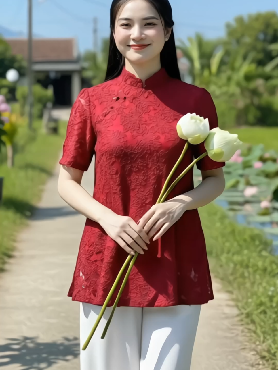Set lam nữ thanh lịch sang trọng #bolamdichua #bolamxinhxan #bolamxinhxan #bolamnu #xuhuong 