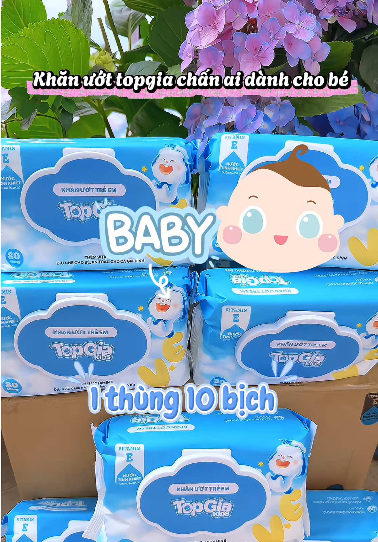 Khăn ướt topgia các mẹ đã thử cho con chưa ạ @Mẹ Thỏ Daily #khanuot #topgia #kisd #embe #xuhuong 
