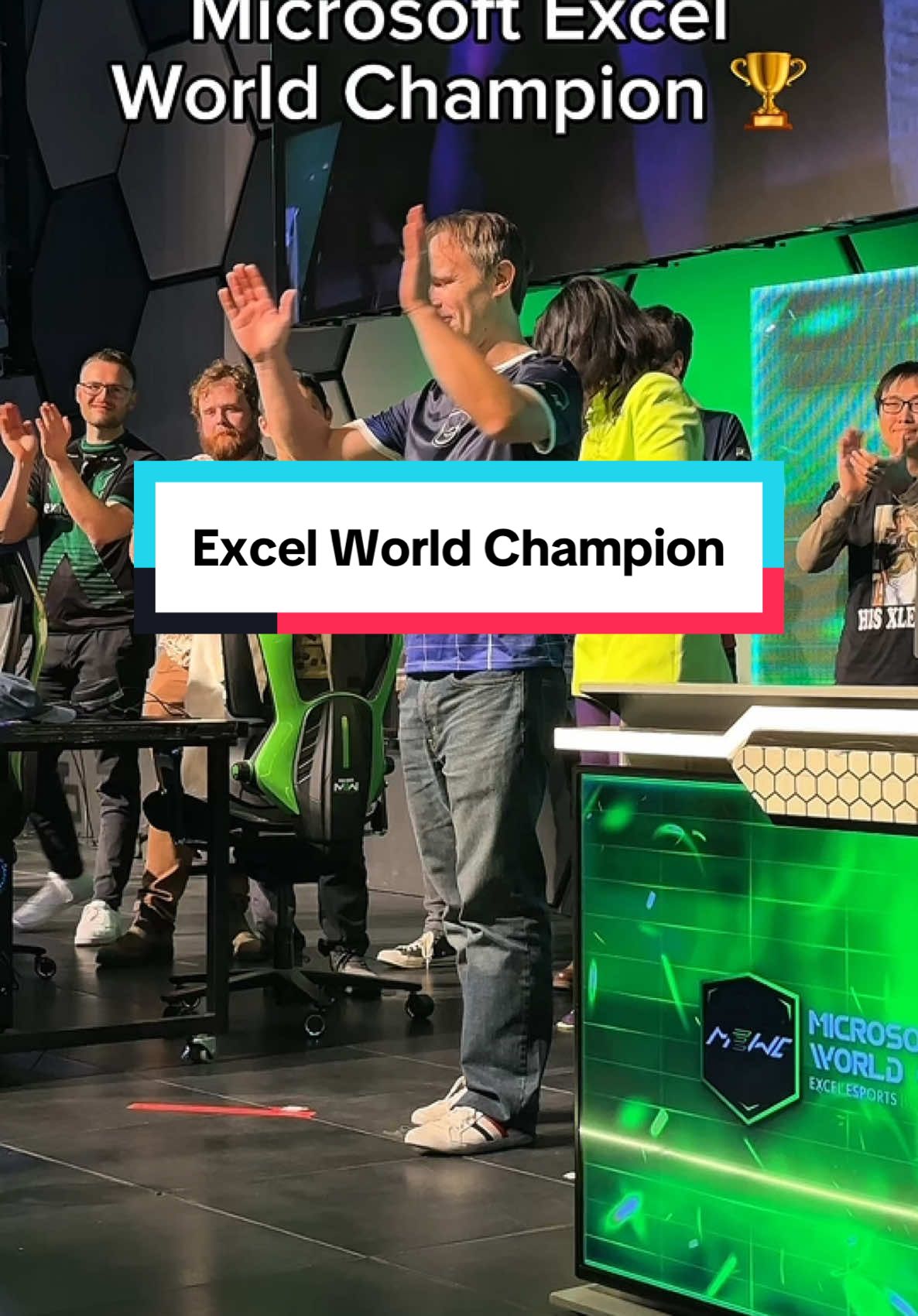 He doesn’t fear Excel, Excel fears him. The new Microsoft Excel World Champion. 🏆🏆🏆