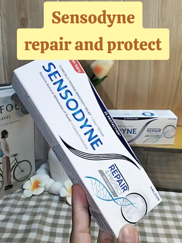 #sensodynerepairandprotectwhitening 