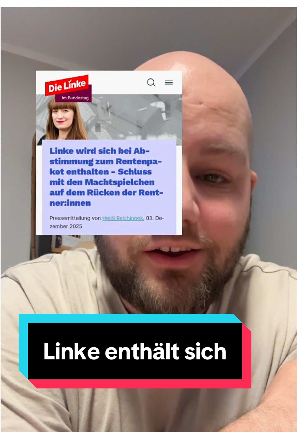 Wie denkt ihr darüber? Wütend, enttäuscht oder habt ihr Verständnis? Mein Video ist wirklich eine extreme Verkürzung der Debatte. Die Argumentation, dass man Machtfragen nicht am Portemonnaie der kleinen Leute entscheidet, ist bisher immer akzeptiert und verstanden worden. Entsprechend interessiert mich, was sich verändert hat. Wird die Notwendigkeit nicht gesehen? Wird die Chance auf Koalitionsbruch höher gewertet? Welche Punkte werden gegenüber anderen von euch priorisiert? Oder aber könnt ihr der Argumentation folgen und stimmt der Entscheidung der Linken sogar zu? #protestwählen heißt für Demokratie wählen