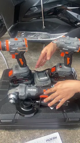 Bộ combo máy mài, máy khoan, máy siết bulong Hukan #maymai #maykhoan #maysietbulong #hukan #combo 