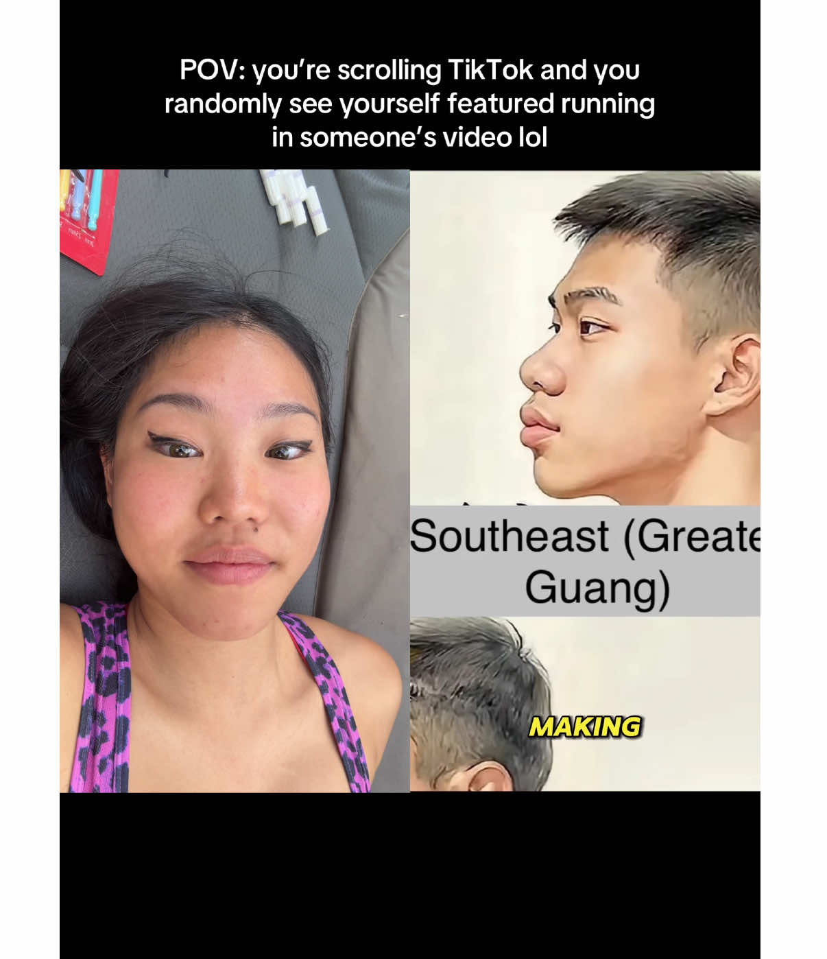 #duet with @dna.uncovered  This was so random because I had TikTok playing in the back and so I had a fright when I glanced over and saw myself 😆😆 You can’t even see my facial features really in the video, so here’s a duet with my face close up bahahahah #duet