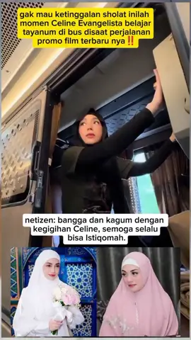 Semoga istiqomah celline #celline #cellinevangelista #Beritaartis #artisviral #gosipartis 