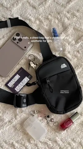 Unisex chest bag reco ✨ #chestbag #beltbag #unisexchestbag #minibag #errands 