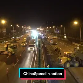 کوردی/عربي/English لە ماوەی یەک شەودا ٨ هەزار تۆن قیر دانرا بۆ نۆژەنکردنەوەی بەشی باکووری ڕۆژئاوای ڕێگای چوارەمی پەکین بە تەواوی. ‏‎ــــــــ ـــــــــ ـــــــــ ــــــــ ــــــــ خلال الليل، تم وضع ٨٠٠٠ طن من الأسفلت لاستعادة الجزء الشمالي الغربي من الطريق الدائري الرابع في بكين بالكامل. ـــــــ ـــــــــ ـــــــــ ـــــــــ ـــــــ Overnight, 8,000 tons of asphalt were laid to fully restore the northwestern section of Beijing's Fourth Ring Road. #ChinaSpeed in action. #china #chinacountry #chinalove #chinaa #beijing #construction #road #chinatech 