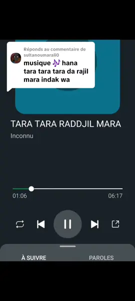 Réponse à @sultanoumarali0 