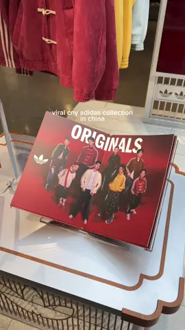 im currently in china so knew i had to go to adidas to check out their exclusive chinese new year collection. it’s super cute incorporating classic chinese elements! this video features the chongqing adidas but you can find them in most adidas locations in china as well as in taiwan and hongkong.  #adidas #adidaschina #china #adidasoriginals #explore 